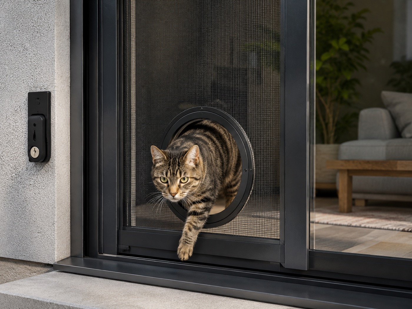 Kedi sinekliği fiyatları - Yalova kedi kapılı sineklik uygulama örneği